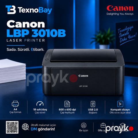 Printer Canon LBP3010 — Bakı