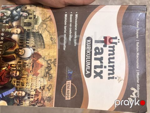 Məhsul: “Ümumi Tarix – Kurikulumla” (Yeni nəşr) Müəlliflər: Anar — Bakı