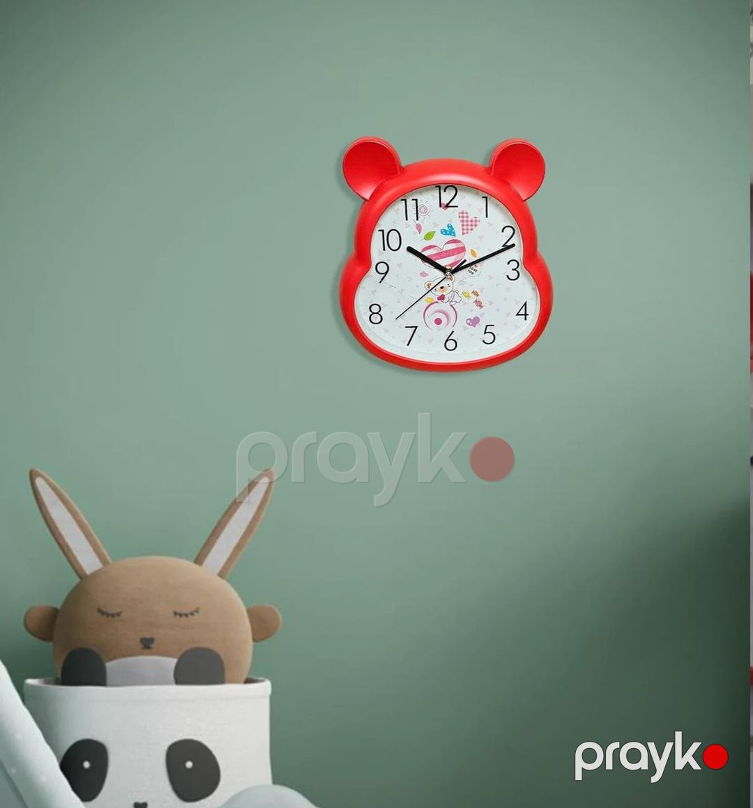 Divar saatı 4033, qırmızı — Mallar, Bakı (2)