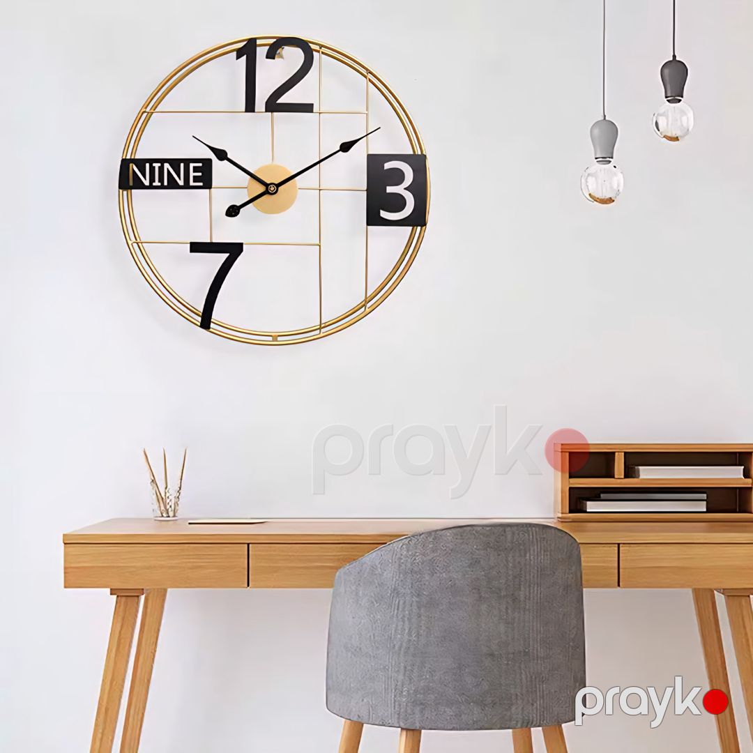 Divar saatı 12701, qızılı — Mallar, Bakı (2)