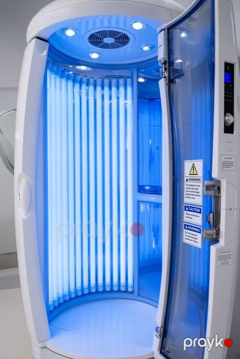 Satılır: Vertical solarium Fire-Sun Space Pro (58 lampa) Tam işlək — Bakı