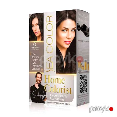 Saçlar üçün krem-boya Sea Color 1.0 Gecə mavisi, 185 ml — Bakı