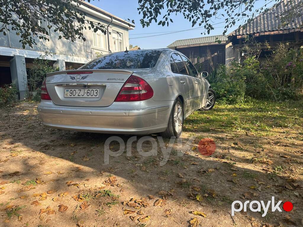 Mercedes E 240, 2.6 L, 2003 il, 205 000 km — Avtomobillər, Bakı (6)
