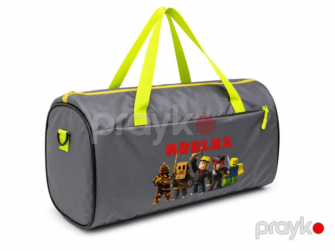 İdman çantası Roblox, Boz, Oksford, 35 L, Uniseks — Mallar, Bakı (2)