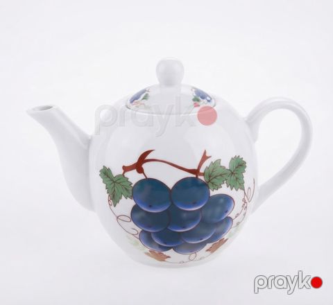 Dəmləmə çaydanı, 500 ml, keramika, ağ — Bakı