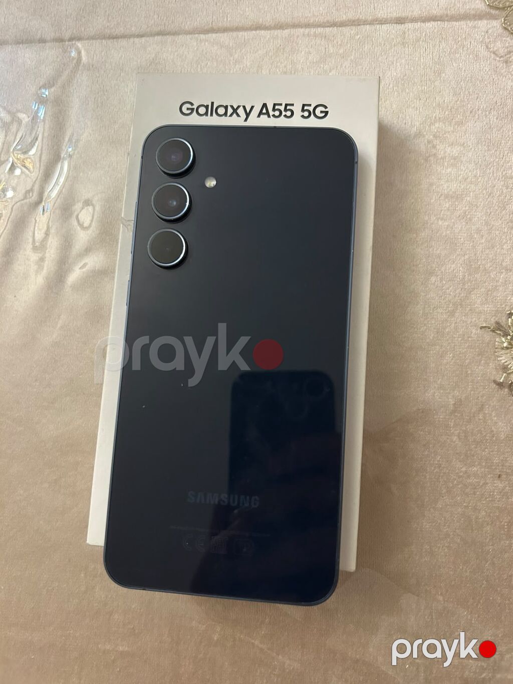 Samsung Galaxy A55 5G, 128 GB, rəng - Mavi, Barmaq izi — Samsung, Gəncə (5)