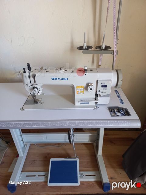 Sənaye tikiş maşını – Sew-makına düz tikiş (lockstitch) komplekti — Digah