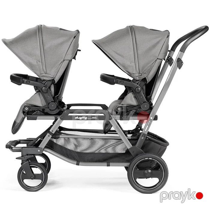 Uşaq arabası Peg Perego Duette Piroet boz — Mallar, Bakı (2)