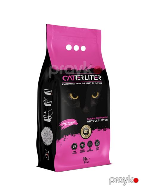 Doldurucu pişik tualeti üçün Catter Litter Baby Powder Scented10 l — Bakı