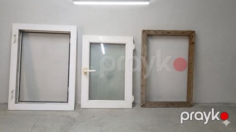 Plastik pəncərə çərçivələri və taxta pəncərə karkası - 3 ədəd: 2 — Gəncə