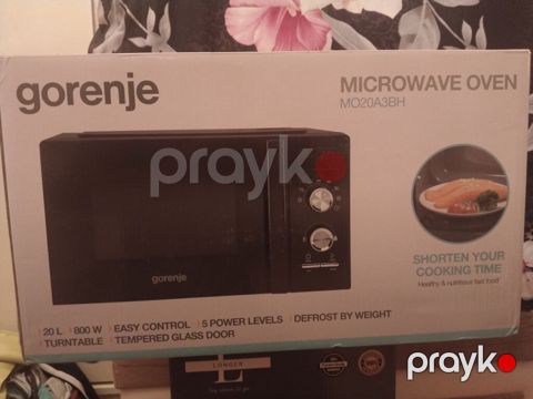 Gorenje MO20A3BH mikrodalğalı soba - Həcm: 20 litr - Güc: 800 W