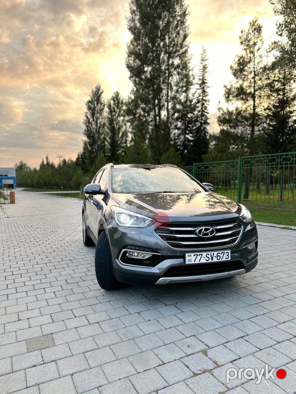 Hyundai Santa Fe, 2.0 L, 2016 il, 181 000 km — Avtomobillər, Balakən (12)