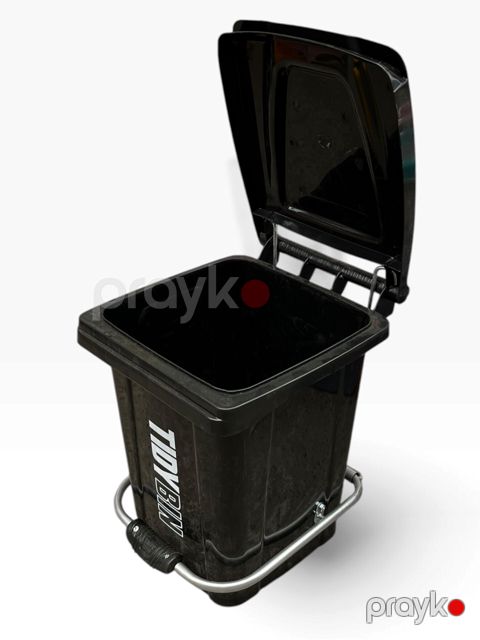 Zibil konteyneri, plastik, qara, 60 l — Bakı