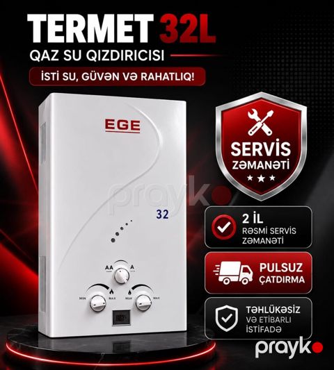 Su qızdırıcısı Ege 32 L — Bakı