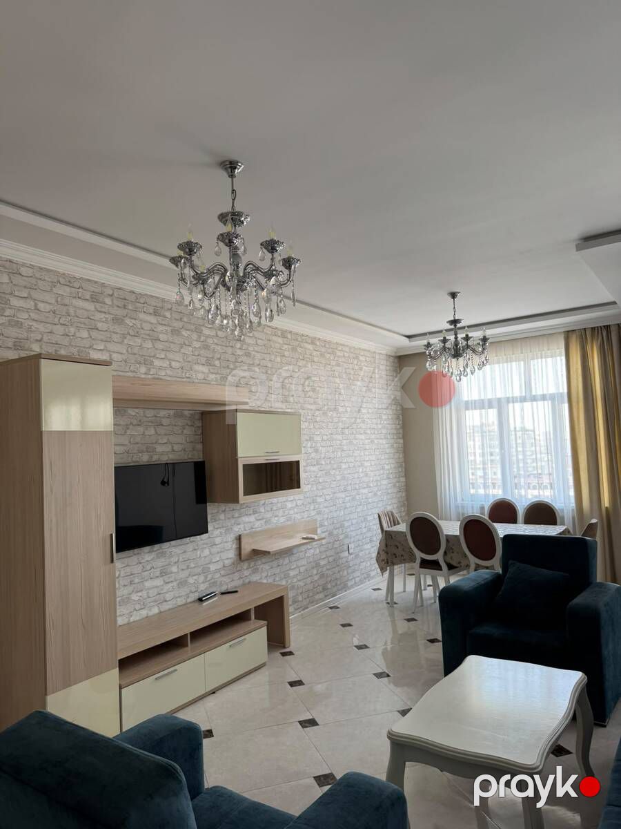 İcarəyə verilir 3 otaqlı yeni tikili 120 m² — Mənzil, Bakı (7)