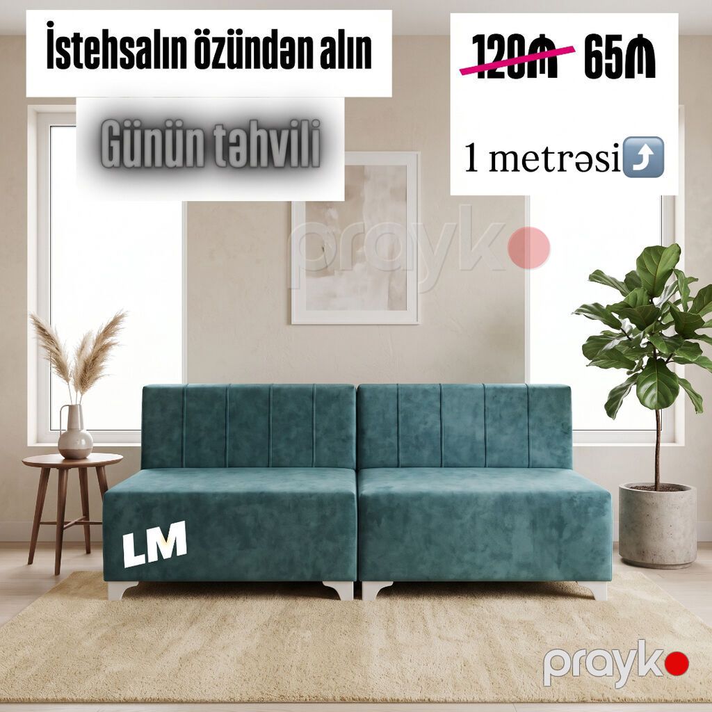 Mətbəxofis,çay evi,salon üçün mini divanlar Qiymət 65₼ — Divanlər, Bakı (4)