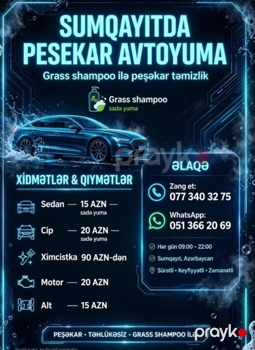 Avtoyuma xidməti — Digər, Sumqayıt (2)