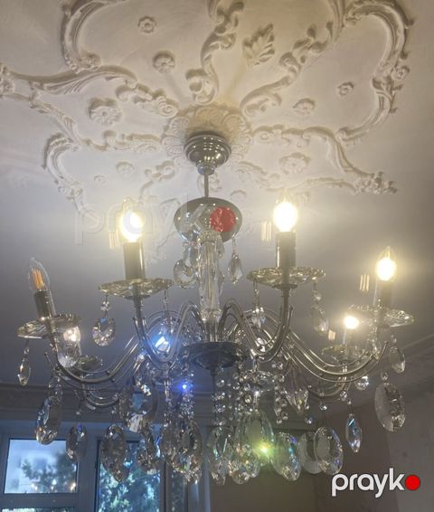 Çılçıraq, 8 lampa, Xrustal — Bakı