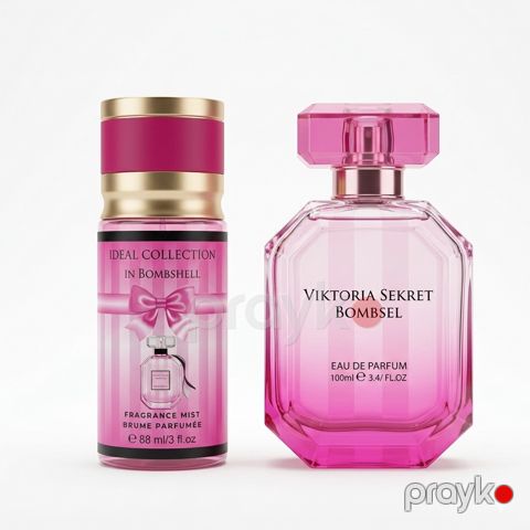 Ətir dəsti qadınlar üçün No Brand bədən misti In Bombshell 88 ml + ətir suyu 100 ml — Bakı