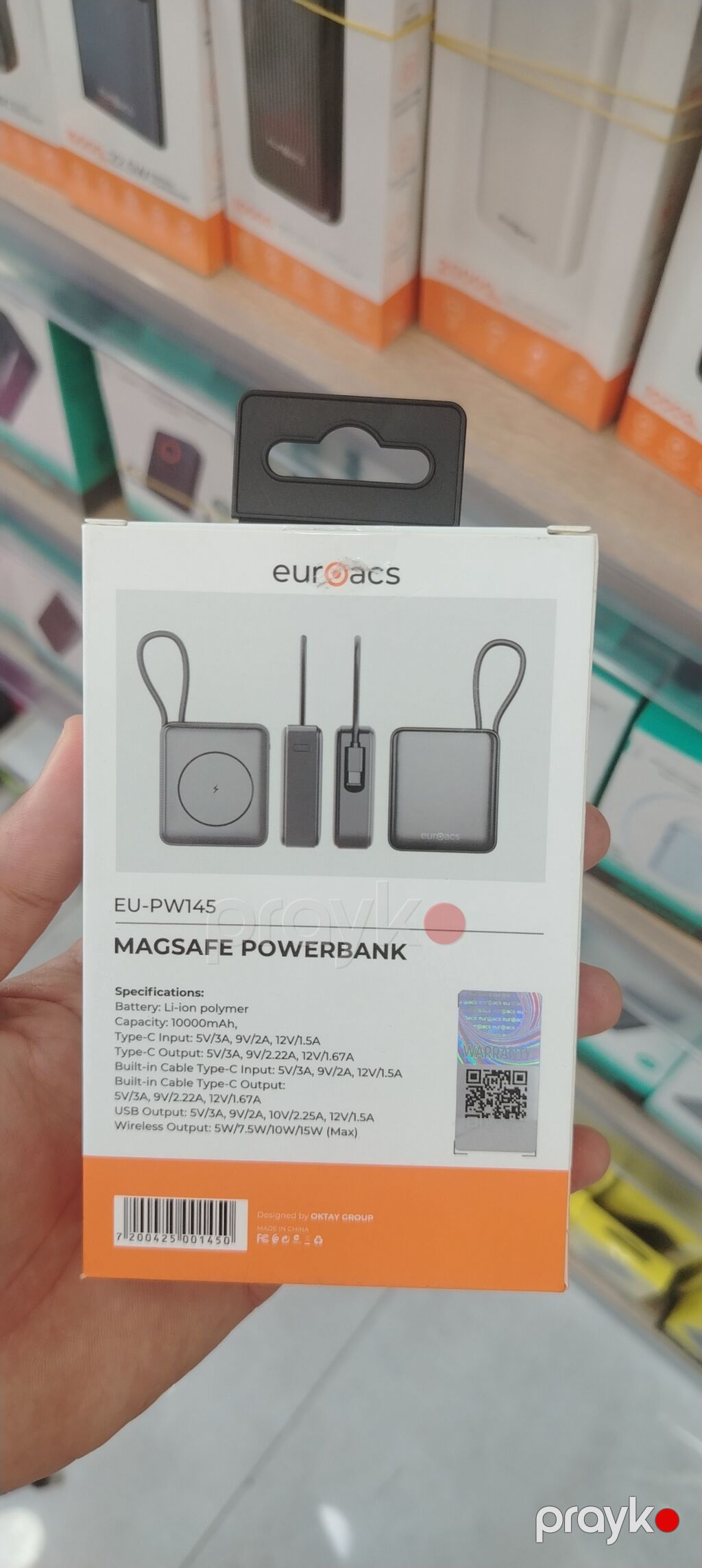 Euroacs və Joyroom powerbank modelləri 1) Euroacs EU-PB13 – LED — Powerbank-lər, Bakı (3)