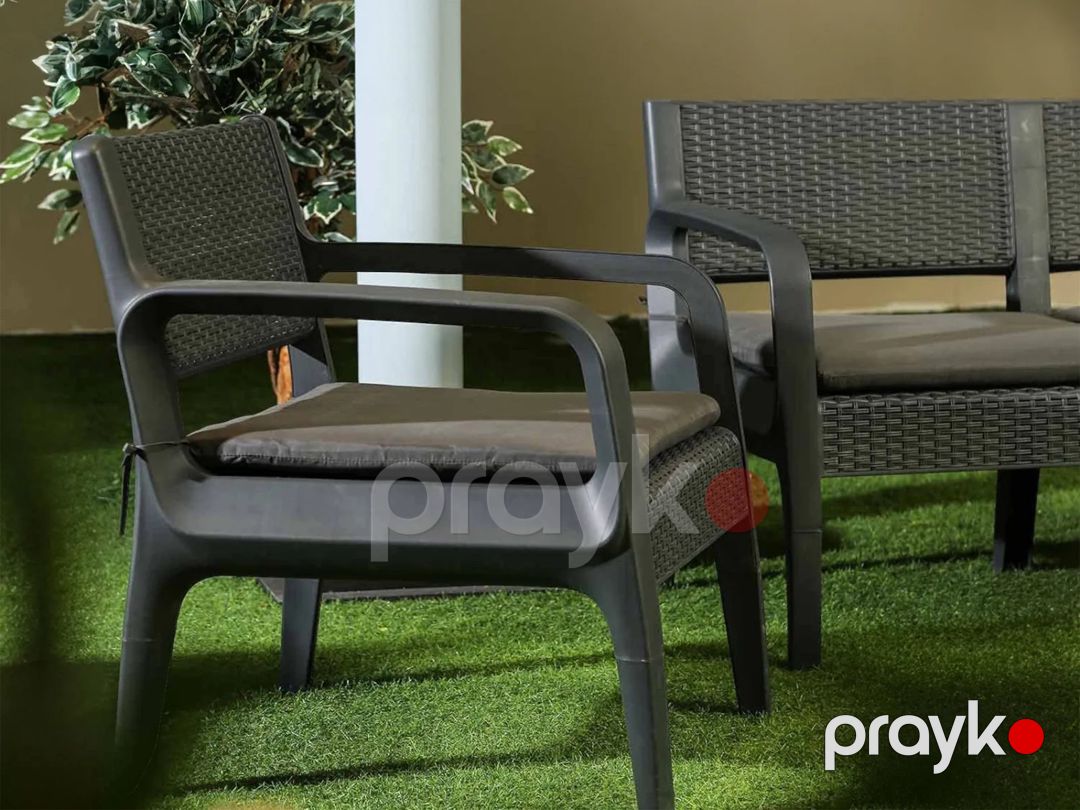 Bağ üçün mebel dəsti bahex Niron Prime Latte Plastik — Mallar, Bakı (3)
