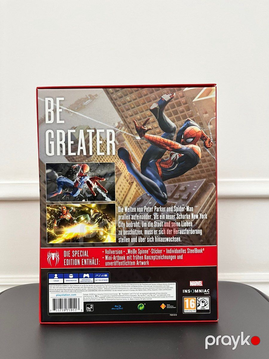PS4 üçün Spider-Man Special Edition oyun diski — Oyunlar, konsollər və proqramlar, Bakı (6)