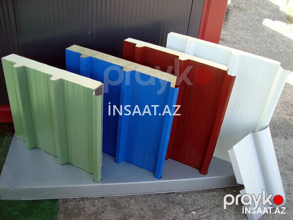 50 mm Pur Sendviç Panel Zavod Qiyməti — Tikinti blokları, kərpic və panellər, Bakı (2)