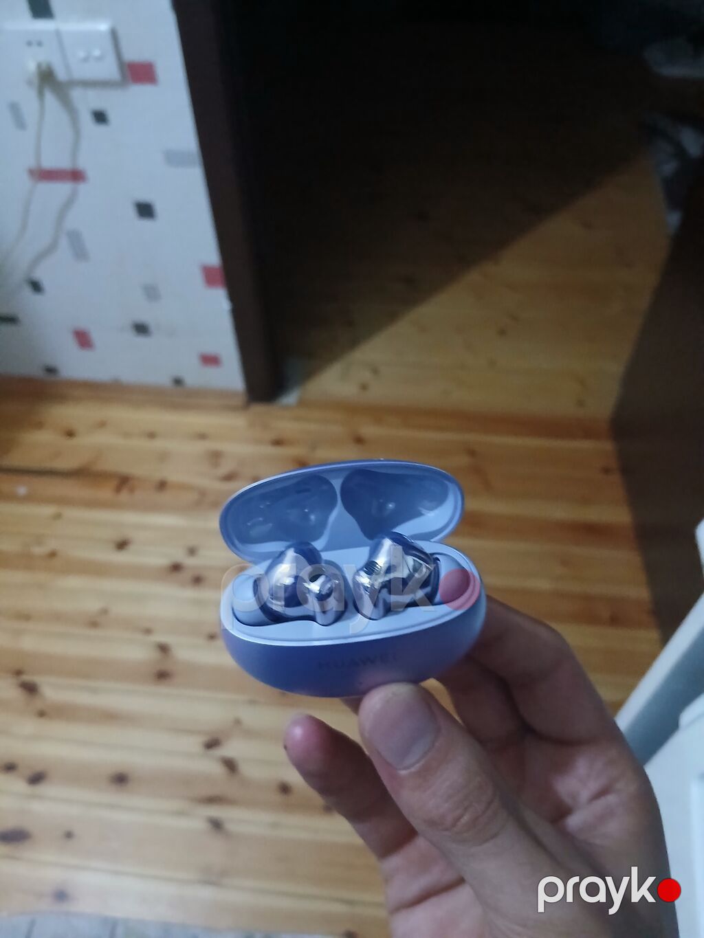 Huawei FreeBuds (gümüş güzgü effektli qulaqlıq başlıqları) – kompakt — Qulaqcıqlar, Bakı (3)