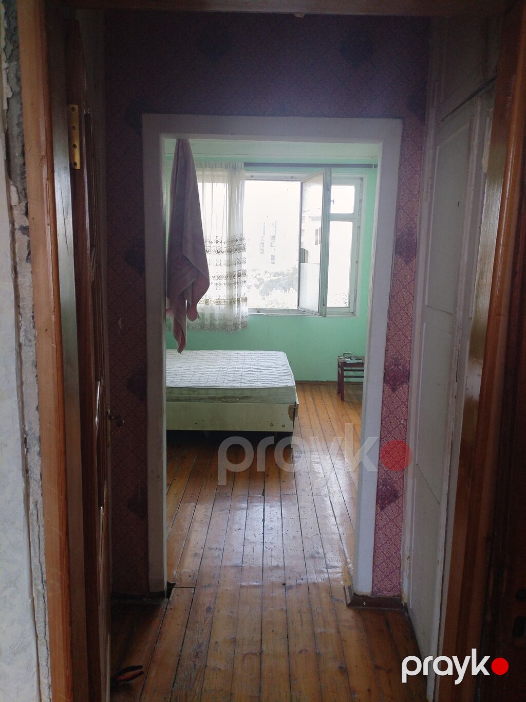 3 otaqlı mənzil – günəşli, ayrı-ayrı otaqlar, taxta döşəməbalkon — Mənzil, Bakı (2)