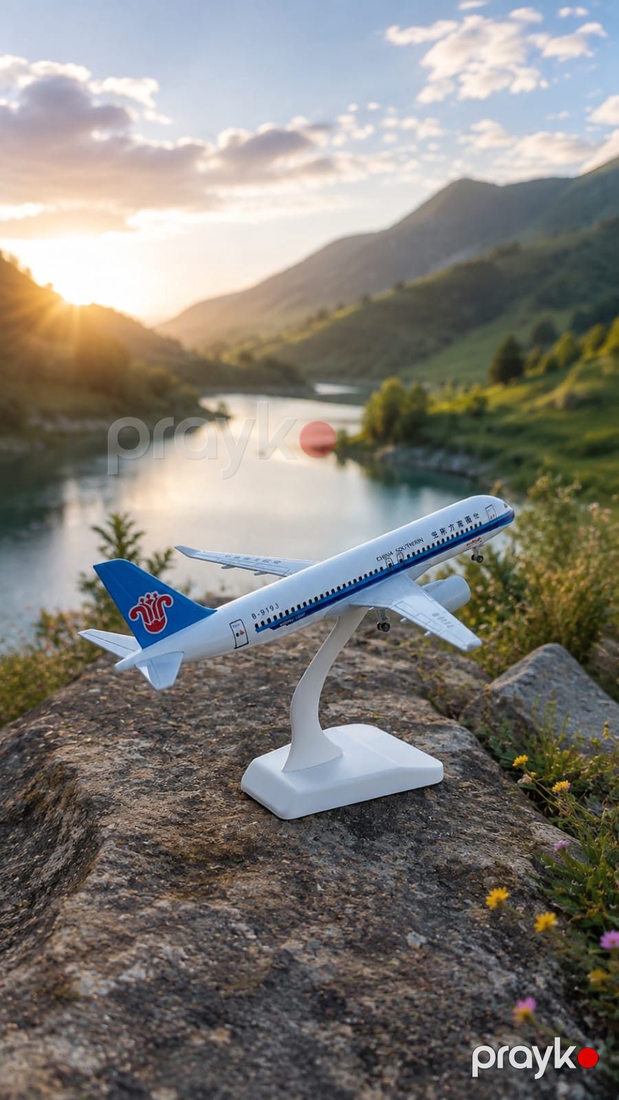 Təyyarə China Southern, Əl idarəetmə, 3+ yaş, Metal/Plastik — Mallar, Bakı (3)