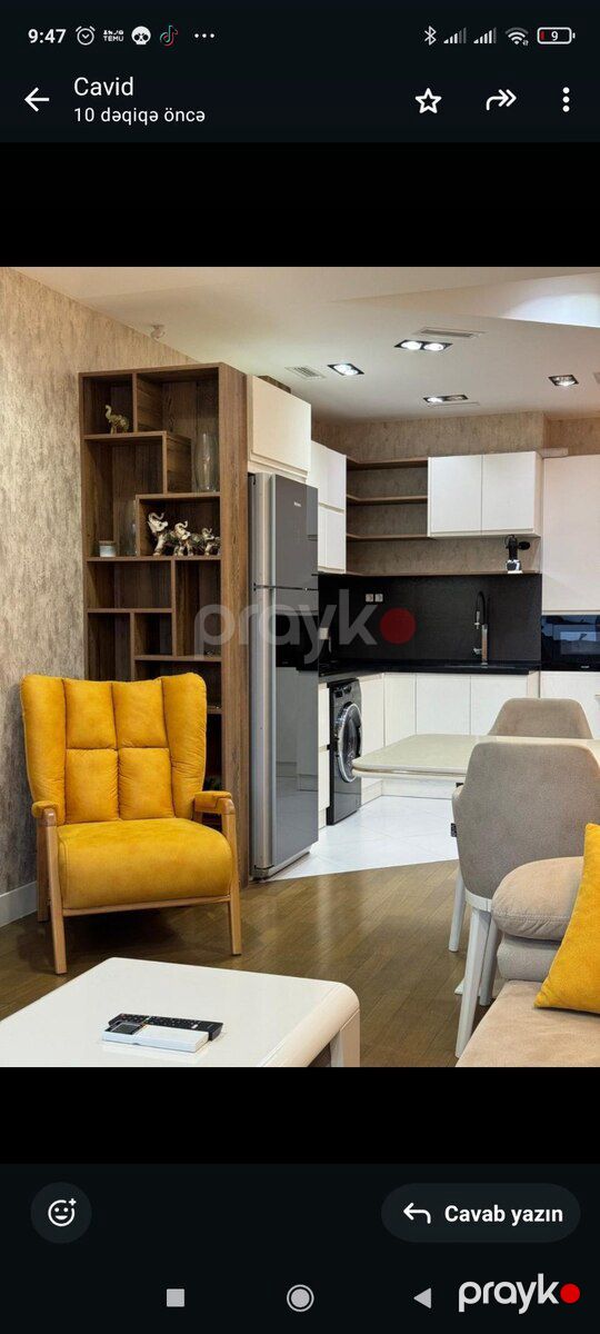 2-otaqlı yeni tikili kirayə verilir, Dilarə Əliyeva küç., 60 m² — Mənzil, Bakı (7)