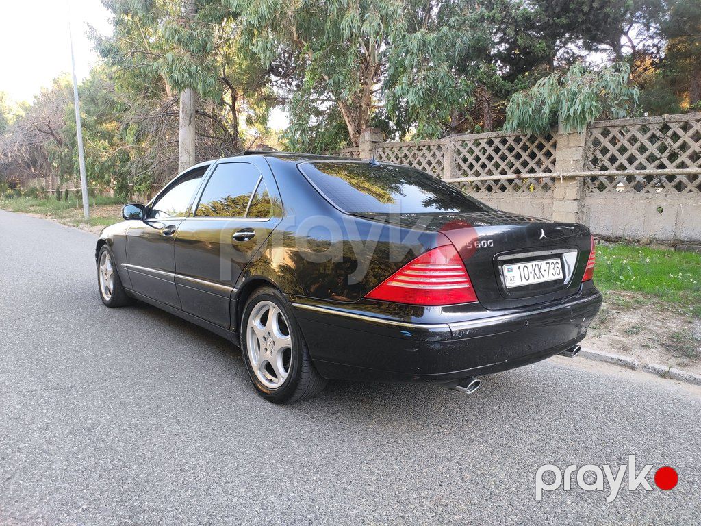 Mercedes S 320, 3.2 L, 2001 il, 220 741 km — Avtomobillər, Bakı (5)