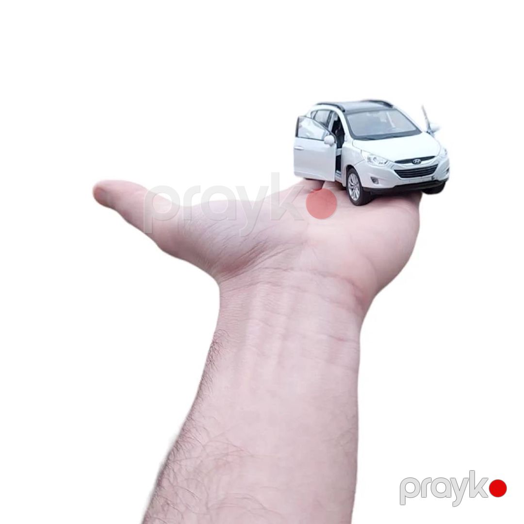 Maşın Hyundai İx35, plastik/metal, ağ, 11x4.5x3 sm — Mallar, Bakı (2)