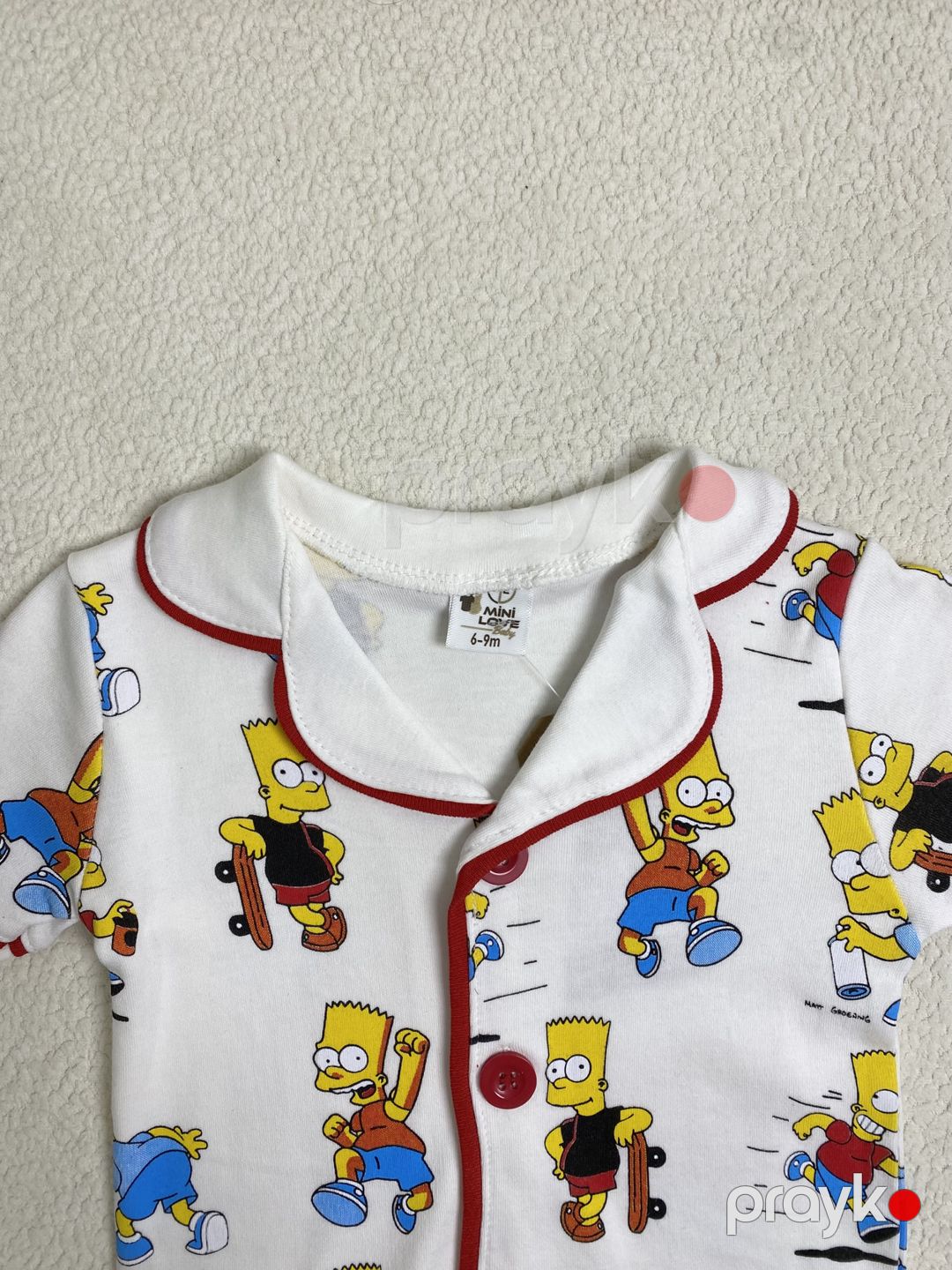 Yenidoğulan üçün paltar No brand, Şalvarlı pijama dəsti, Ağ, Pambıq, 6-9 ay — Mallar, Bakı (3)