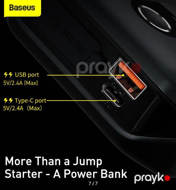Avtomobil üçün starter "Baseus 10000mah" — Ehtiyat hissələri və aksesuarlar, Bakı (9)