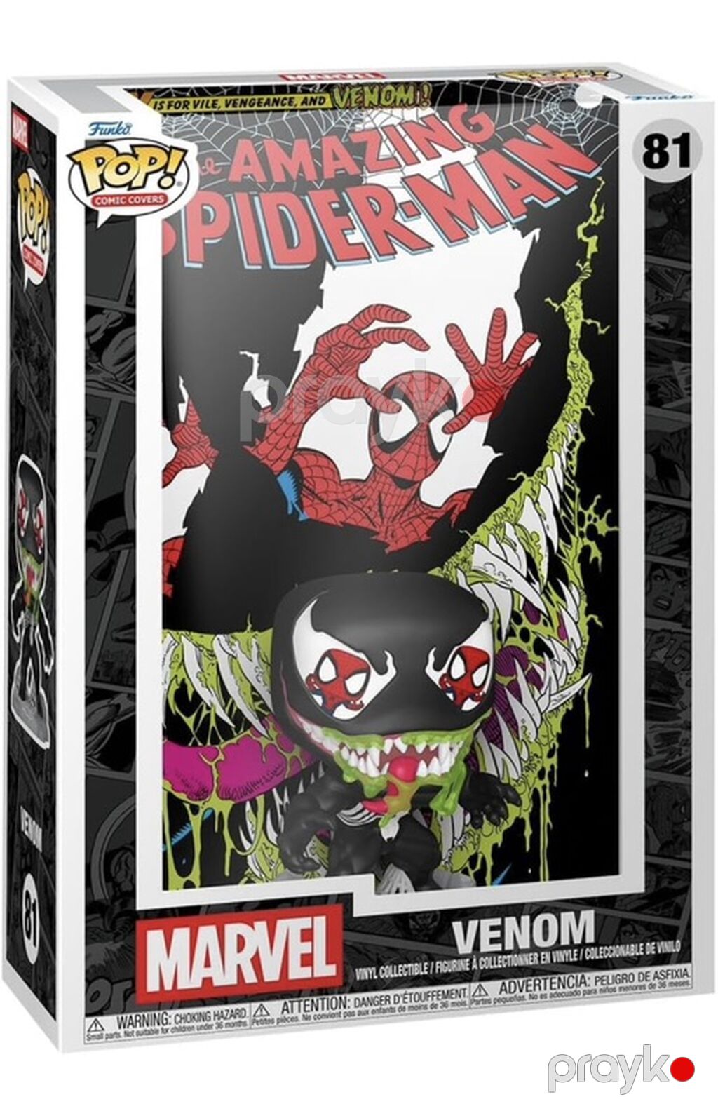 Funko Pop Comic Covers – Marvel Venom (81) - Seriya: Funko Pop — Oyuncaq figuraları, Bakı (2)