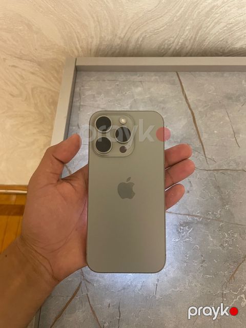 Apple iPhone 15 Pro Natural Titanium 128GB/8GB — Bakı