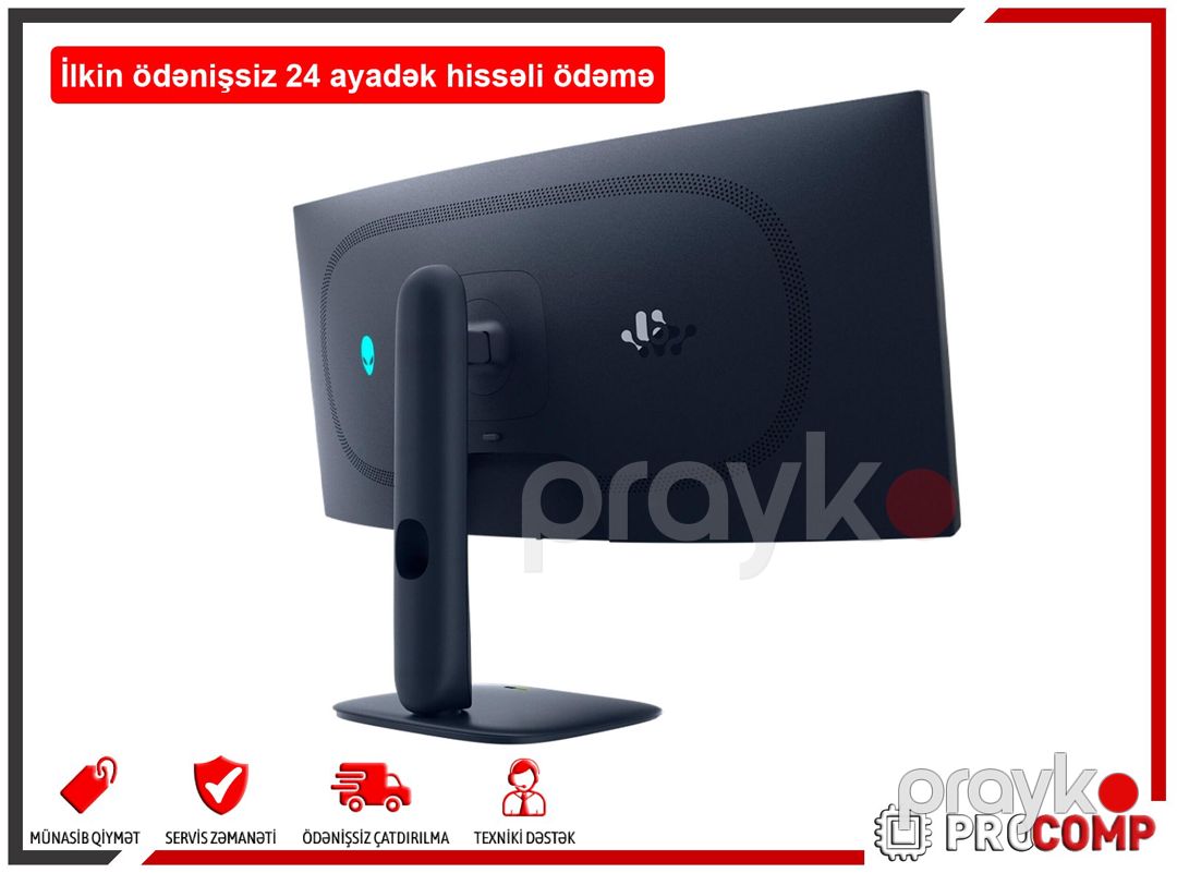 Curved Dell 34 Gaming monitor - AW3425DW 210-BRTW — Kompüterlər və noutbuklar, Bakı (3)