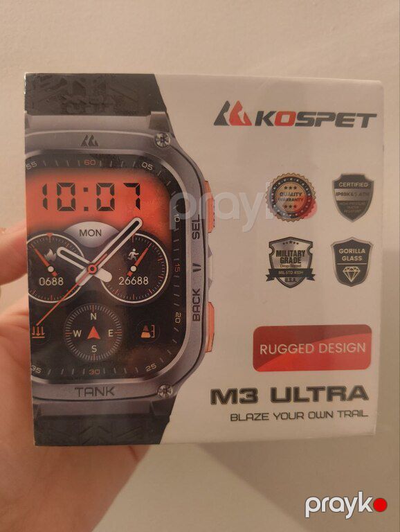 Smart saat "Kospet Tank M3 Ultra GPS 2025" — Ağıllı saatlar və biləkliklər, Bakı (3)