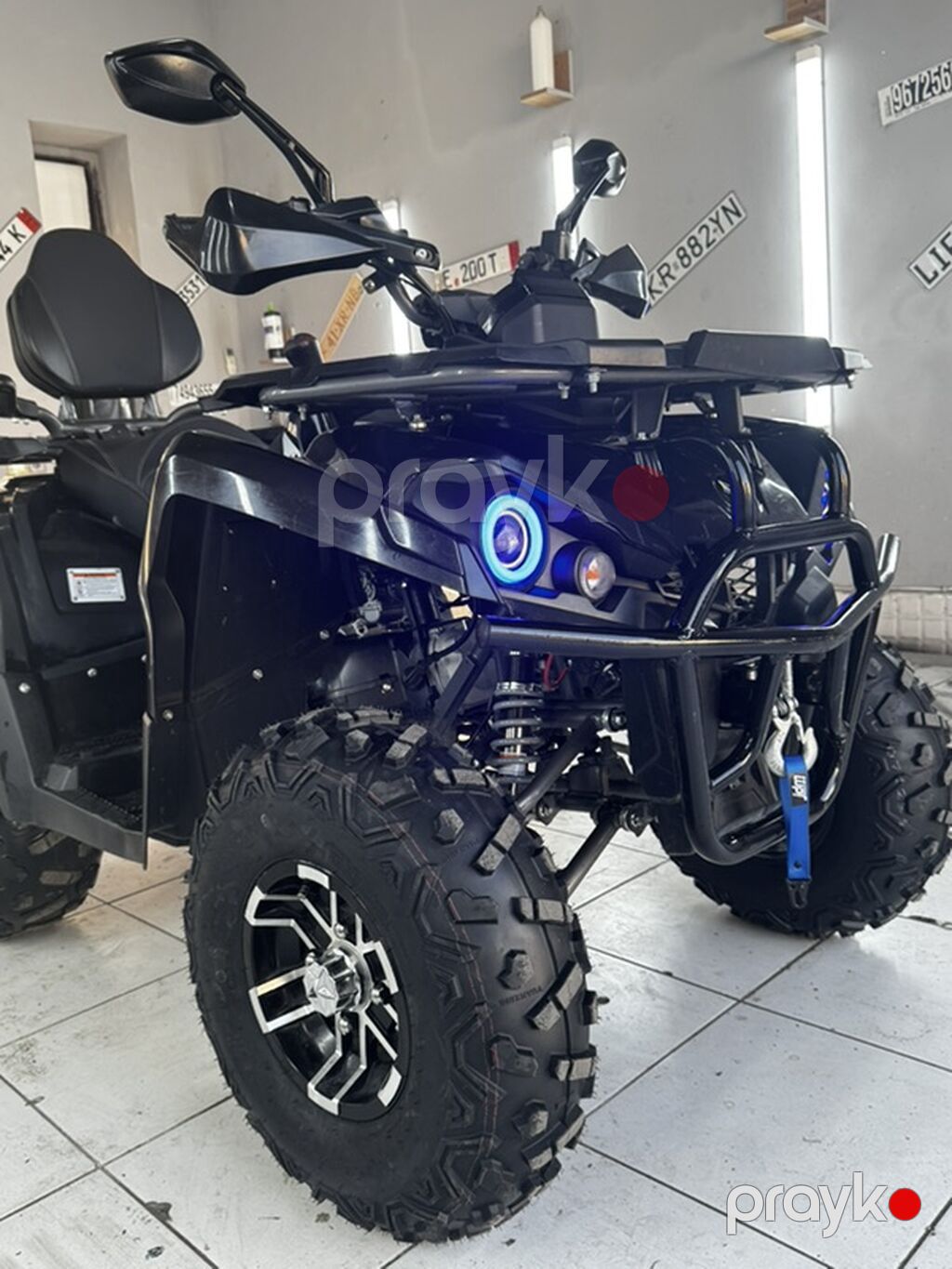Mikilon 200 L pro (Tam Full versiya) Sükan qızdırıcı (Rul qızdırıcı) — Kvadrosikllər və baqqilər, Gəncə (6)