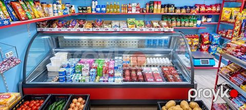 Soyuducu vitrin – market və kafe üçün - Tip: üfüqi servis tipli — Xırdalan