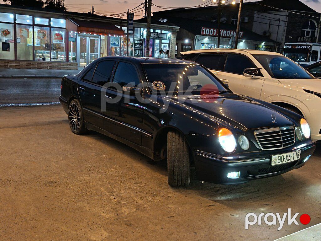 Mercedes E 240, 2.4 L, 2000 il, 333 000 km — Avtomobillər, Bakı (2)