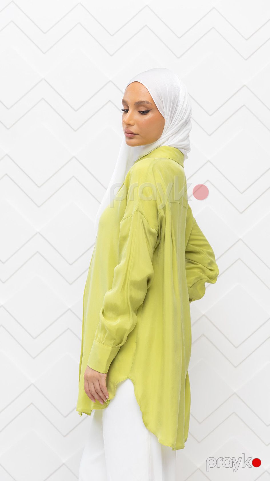 Qadınlar üçün uzunqol köynək, yaşıl, kupro, ölçü 40 — Mallar, Bakı (3)