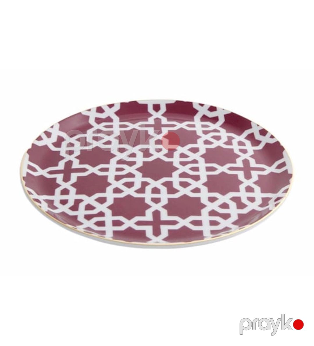 Boşqab Porland Morocco 04AP021467, farfor, bənövşəyi, 24 sm — Mallar, Bakı (2)