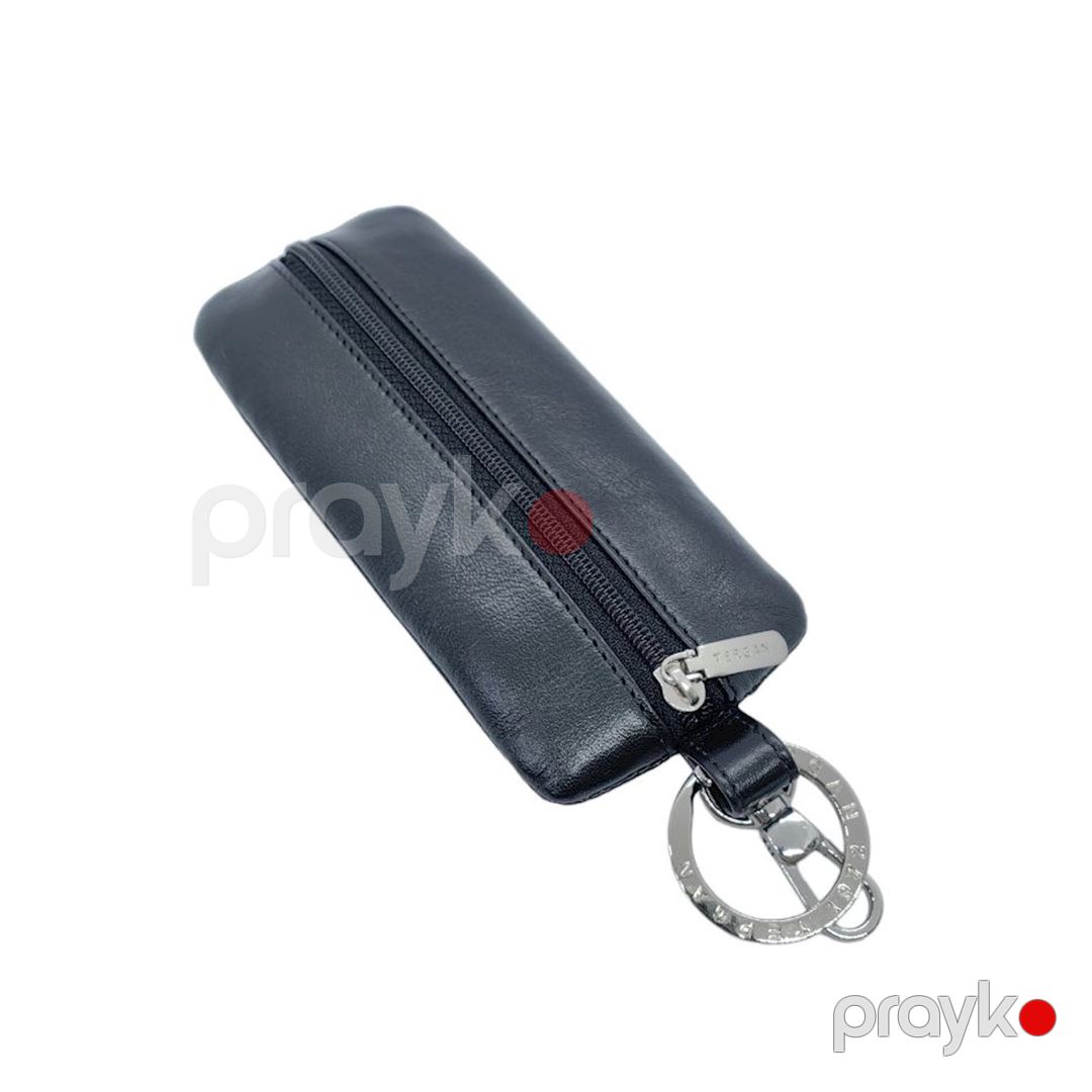 Cib üçün açar qabı Tergan TERGAN_KEY_0192_BL_1, təbii dəri, qara — Mallar, Bakı (2)