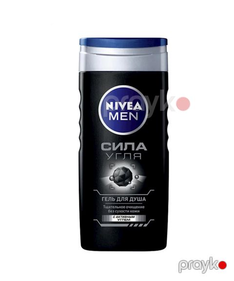 Duş üçün gel Nivea Men Kömür gücü, 250 ml (4005900123794) — Bakı