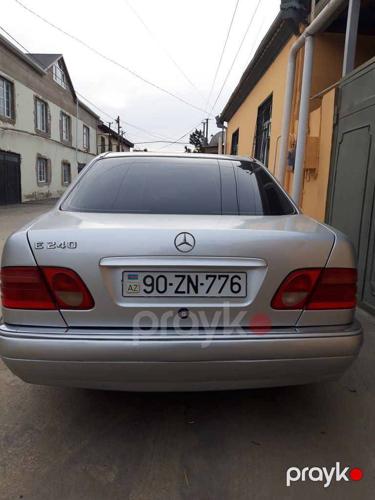 Mercedes E 240, 2.4 L, 1999 il, 338 710 km — Avtomobillər, Bakı (2)