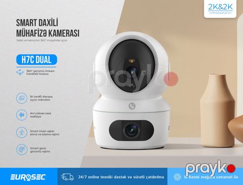 Masaüstü portativ müşahidə kamerası "Ezviz H7C Dual 2K" — Bakı