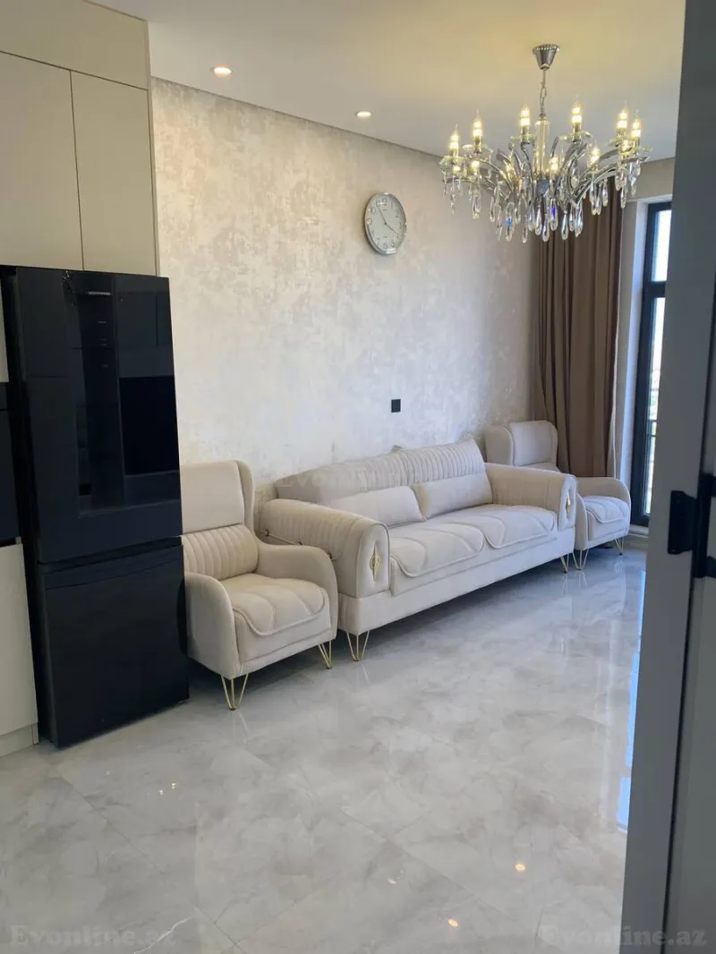 Satılır 2 otaqlı Mənzil Yeni tikili 58.3 m² Bakı, Binəqədi r., Azadlıq prospekti m., 8-ci mikrorayon — Bakı