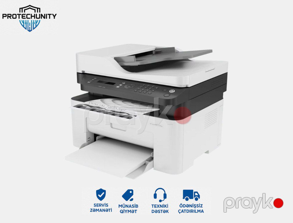 Printer "HP Laser 137fnw (4ZB84A)" — Ofis texnikası və istehlak malları, Bakı (2)